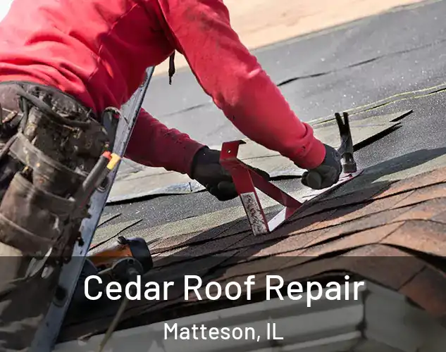  Cedar Roof Repair Matteson, IL