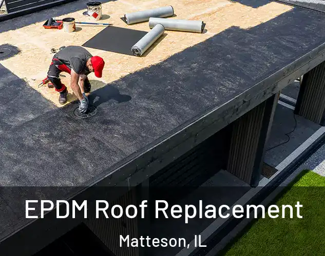  EPDM Roof Replacement Matteson, IL
