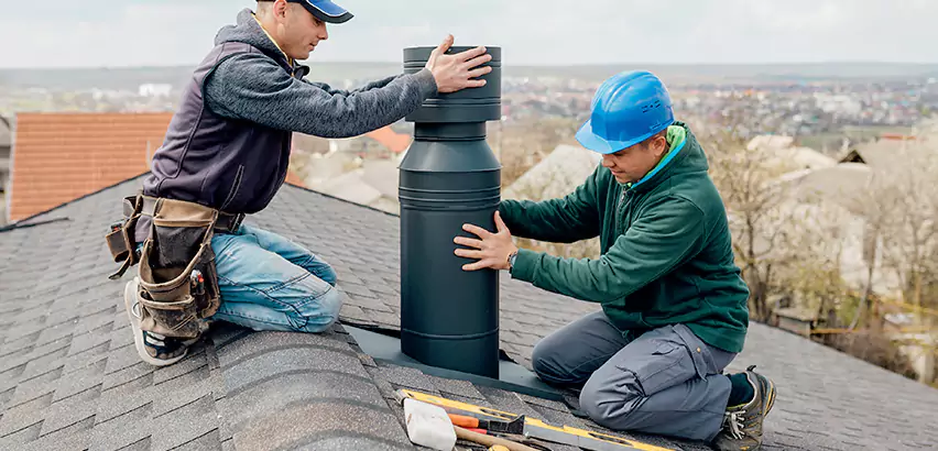 Chimney Flashing Replacement for Storm Damage in Matteson