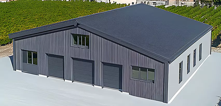 Corrugated Garage Roof Repair in Matteson