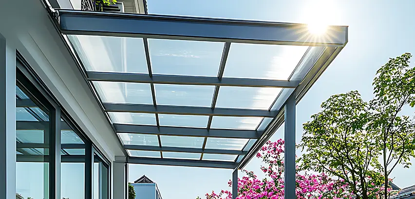 Glass Patio Roof Installation in Matteson