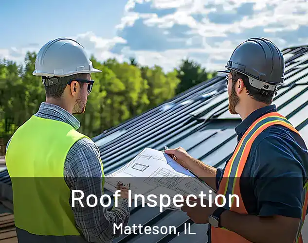 Roof Inspection Matteson, IL