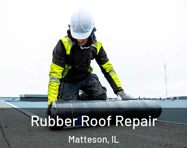 Rubber Roof Repair Matteson, IL