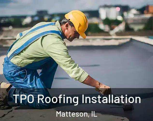  TPO Roofing Installation Matteson, IL